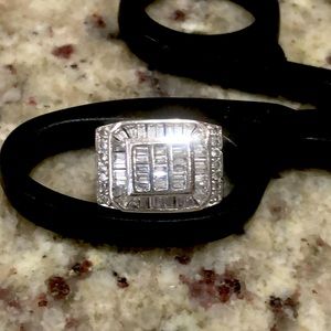 Sterling Silver men’s 6.25 pinkie ring 2.25